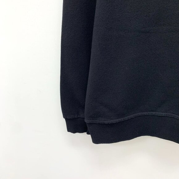 CM0449 Burberry Black Sweatshirt With Red Logo Print Medium - Picture 4 of 8